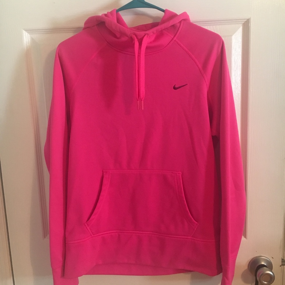 Nike hoodie hot pink